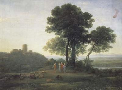 Claude Lorrain Landscape with Jacob and Laban (mk17) China oil painting art